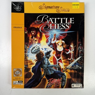 Battle Chess Signature Series PC CD-ROM DOS Windows 95 Vintage