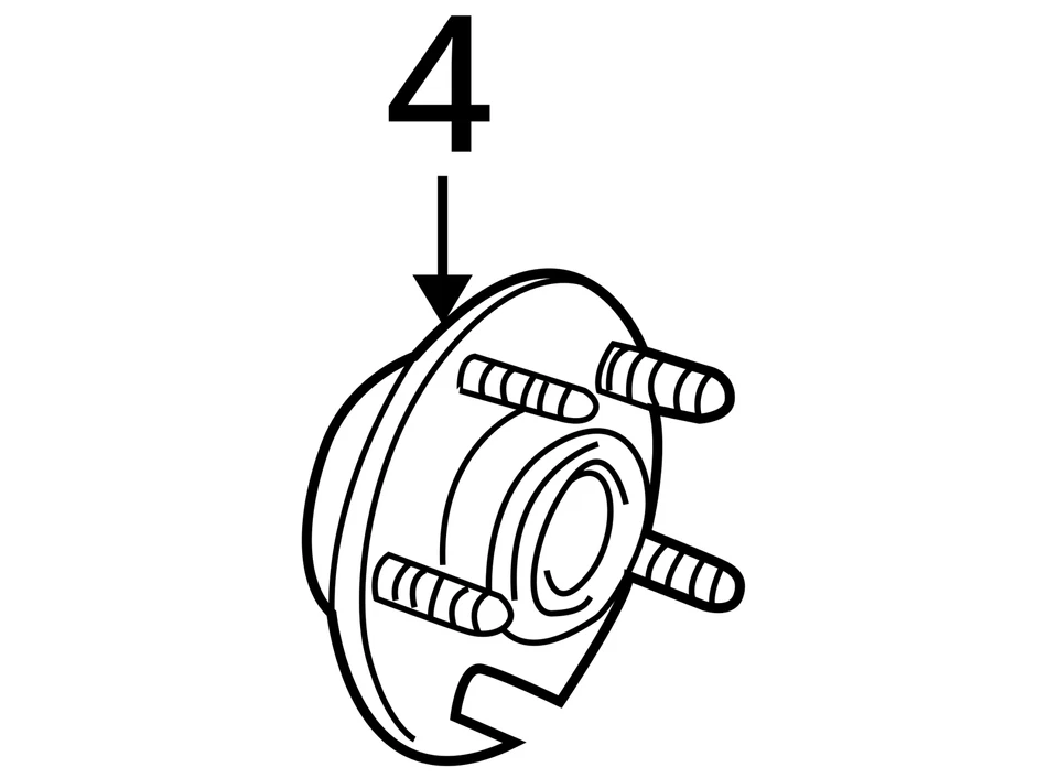 SE ADAPTA A 2001-2006 STRATUS, BUJE DE FRENO SEBRING Y COJINETE 5003550AB - NUEVO OEM Foto 4 de 4