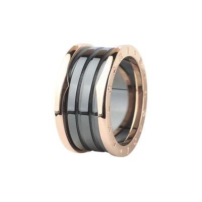 Bulgari 345853 Rosa Gold Keramik B.Zero1 4-Band-Ring 60 147455248 - Bild 1 von 4