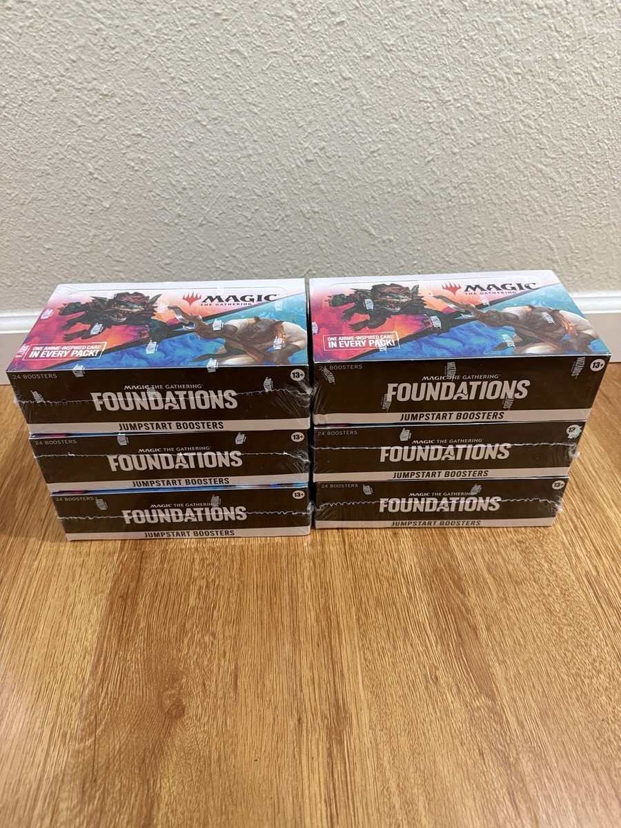 6x Foundations Magic The Gathering Jumpstart 2025 Booster Box | eBay
