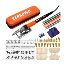 Wood Burning Kit, K KERNOWO 76Pcs Pyrography Wood Burning Tool Kit ... Fast Ship