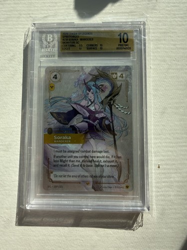 Soraka, Wanderer graded BGS 10 for sale on eBay