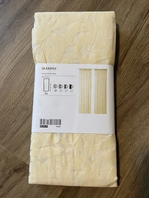 Set Ikea Gardine Skärefly Gelb 145x300 cm - Bild 1 von 4