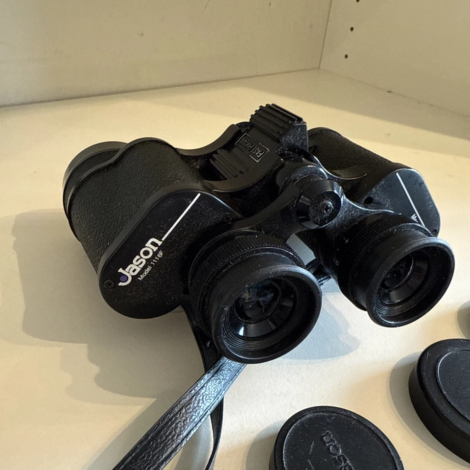 Vintage Jason Binoculars Model 1116F with case7x35 Wide Angle 500 ft at 1000 yds - Image 4 of 4