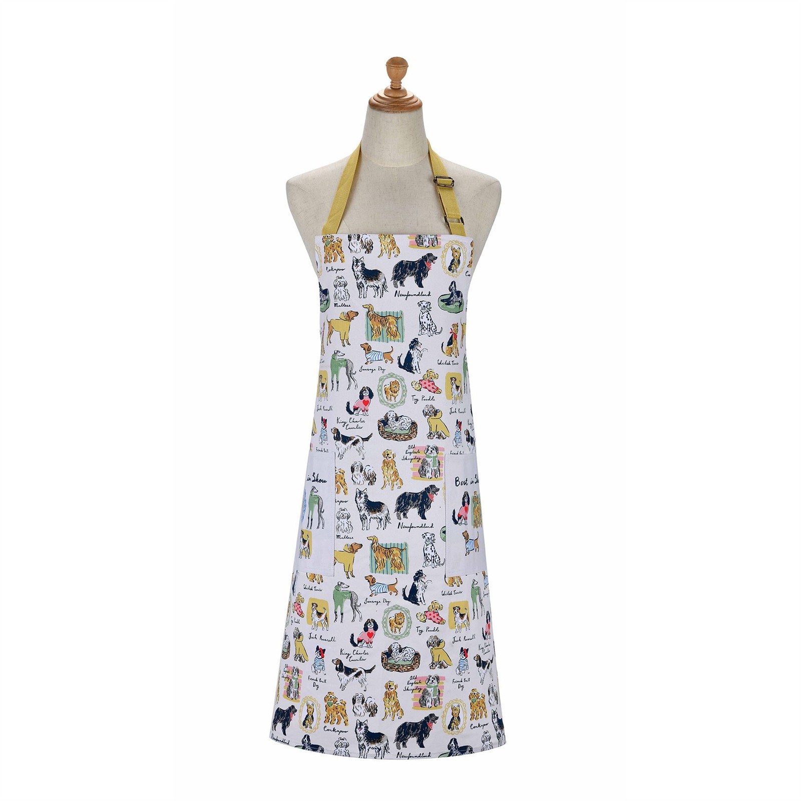 No Holiday Animal Print 100% Cotton Bib Apron - Image 3