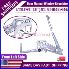 Front Left Side Door Manual Window Regulator For 95-07 ISUZU NPR NQR NPR-HD US