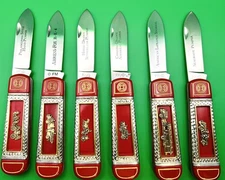 Franklin Mint Firefighter's Commemorative Pocket Knives