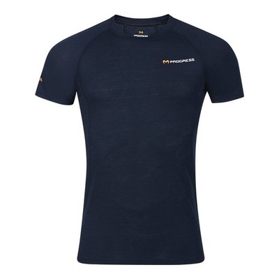 PROGRESS Merinounterwäsche sehr leichtes Merino Mix  T-Shirt Herren Unterhemd
