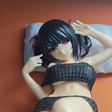 Anime Figur Ecchi Sexy Hentai Girl liegend mit Kissen Hot Japan Cosplay NSFW