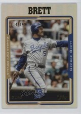 2025 Topps Archives 2005 Topps Rainbow Foilboard 114/149 George Brett #241 HOF