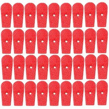 90Pcs Durable PU Piano Climbing Strap Heads Red Piano Accessories
