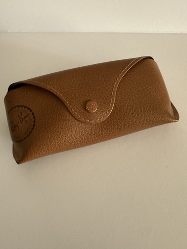 Ray-Ban Brown Leather Sunglasses Case Replacement Only