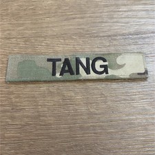 US Army Pocket Name Tape TANG Patch