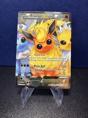Flareon EX RC28/RC32 Full Art Ultra Rare Generations 2016 Pokémon TCG