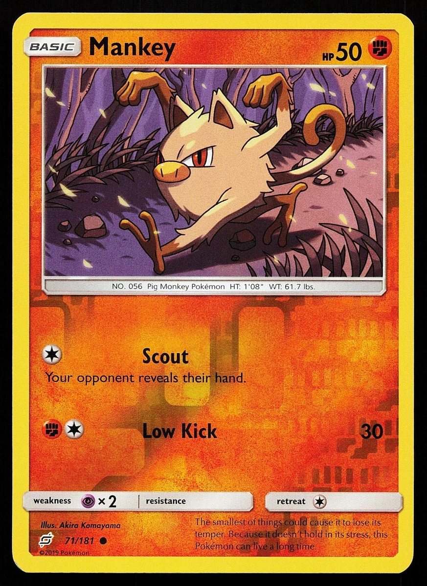 Mankey Pokemon Card for sale | eBay