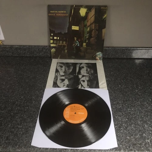 LP DAVID BOWIE THE RISE & FALL OF ZIGGY STARDUST SF 8287 UK 1ST PRESS EX/EX+