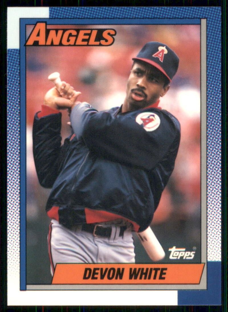 1990 Topps #65 Devon White Collector's Edition (Tiffany)