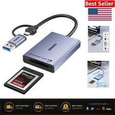 Portable 10Gbps CFexpress Type B Card Reader - Compatible with All Major OS