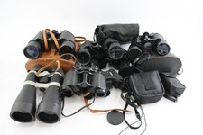 Assorted Vintage Binoculars of Various Brands and Magnifications Job Lot