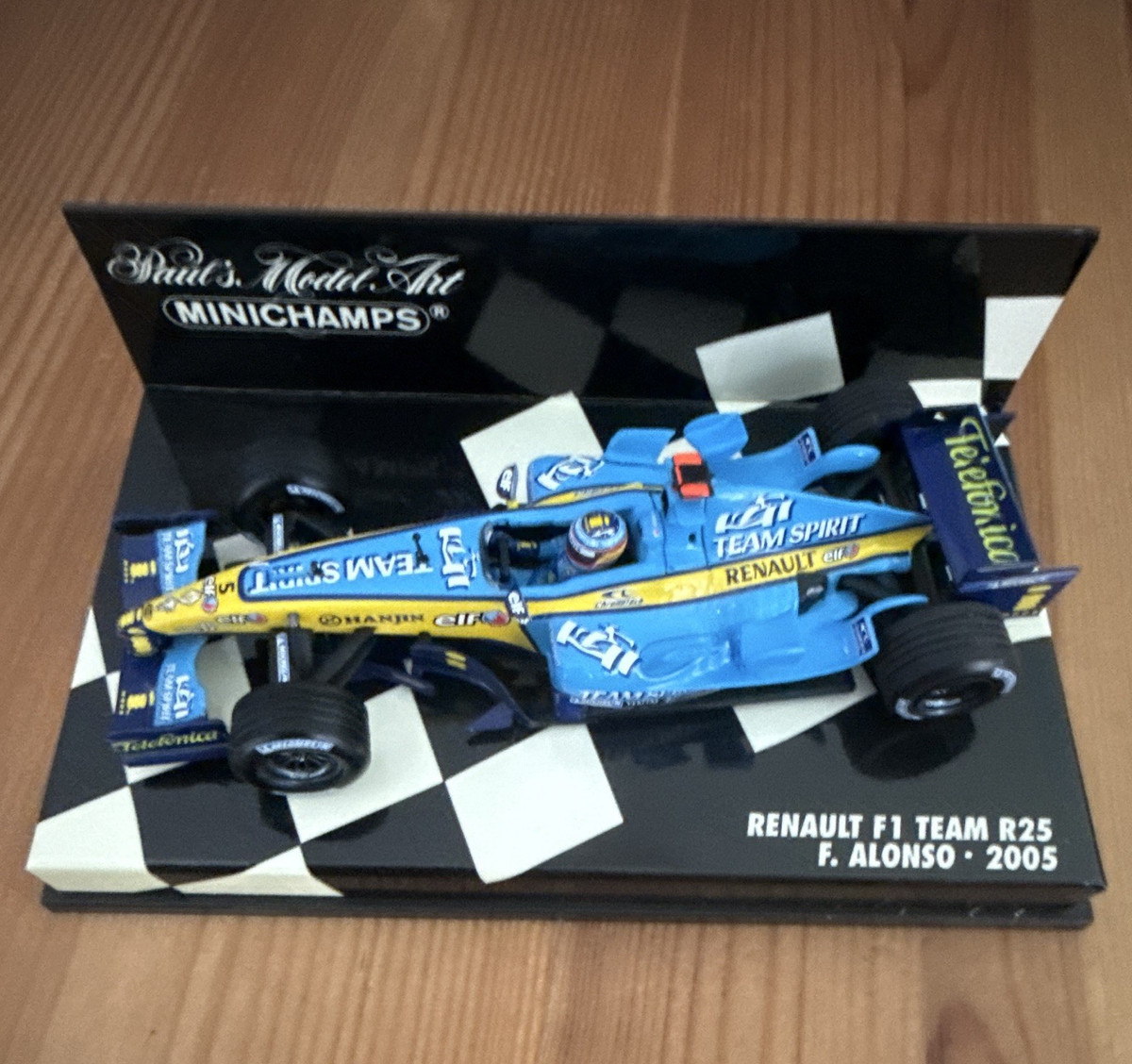 ミニカー MINICHAMPS Renault F1 Showcar 2005 1/43 MINICHAMPS F1 Formula 1 RENAULT R25 Mild Seven F.alonso 2005