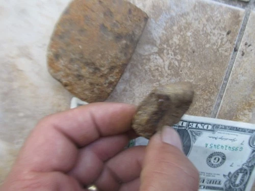 2 Pieces Battlefield "Dug" Artillery Shell Shrapnel, Civil War, Fredericksburg