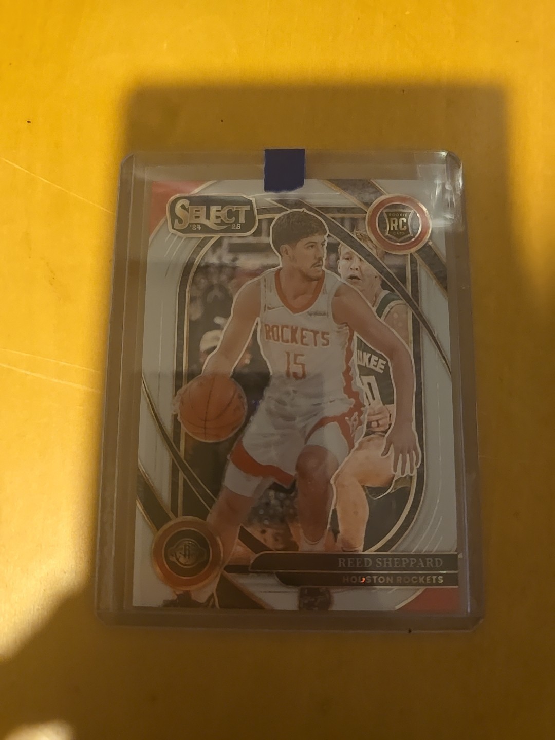 2024-25 Select Reed Sheppard Courtside RC White Disco Prizm #56/75 Rockets