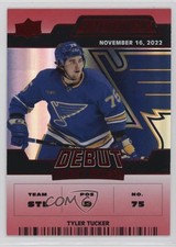 2022 Upper Deck Credentials Debut Ticket Access Red /299 Tyler Tucker #110 6o3
