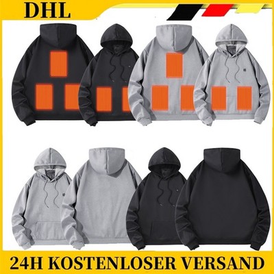 USB Elektrische Beheizbare Hoodies Mantel Beheizte Warm Unisex Pullover Hoodie/