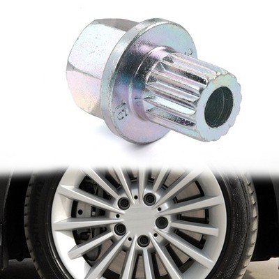 Anti-theft Wheel Bolt Lock Nut Key Adapter For BMW 1 3 5 6 7 Series 16 teeth