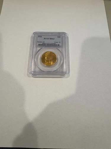 1932 Indian Head Eagle Gold $10 PCGS MS 63- Excellent Condition