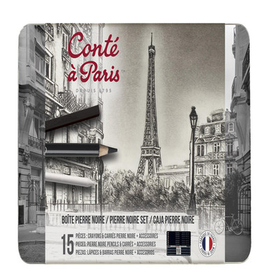 Conté À Paris Cont Paris Pierre Noir Set 15 Piece 750410