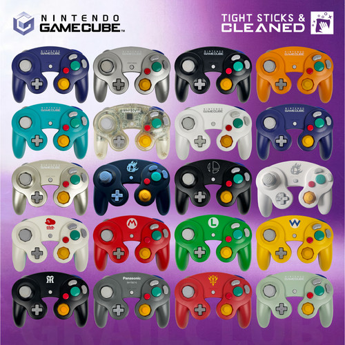Official Nintendo GameCube Controller Authentic OEM DOL-003 🧼 CLEANED 🎮