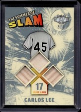 2025 Leaf Lumber #5/6 Platinum Carlos Lee The Summer of Slam MEM