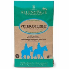 HORSE FEED - Allen & Page Veteran Light 20kg 1.49 per kilo