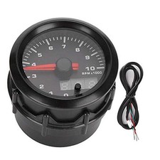 12V Car Tachometer, 52mm / 2in 7 Colors LED Speedometer Tachometer Car