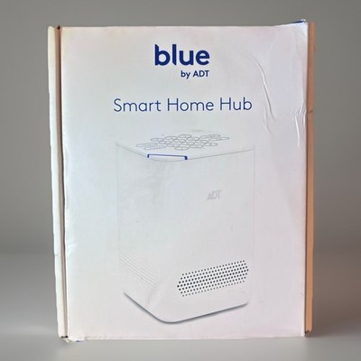 New In Box- Blue By ADT Self Setup Smart Home Hub White With Activation Code