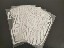 8 Inch Iron-On Numbers for Jersey T-Shirt Clothing Heat Transfer Vinyl White
