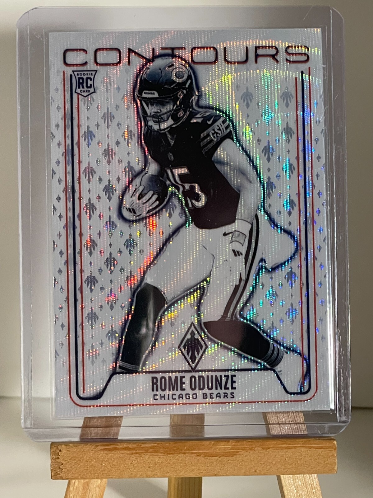 2024 Panini Phoenix Rome Odunze RC #CON-ROE Contours Wave