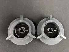 1 Pair Professional 1/4" AKAI NAB Hub Adapters For Reel To Reel Tape RecorderS