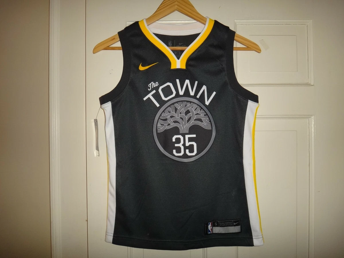 Youth S 8 Nike Kevin Durant GS Warriors Statement Edition Swingman Jersey