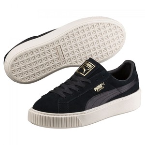 puma suede platform schwarz