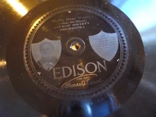 1918 EDISON DISC 50480 Judas Society Orchestra 78 rpm Waltz MOLLY DEAR/OLDTIMERS