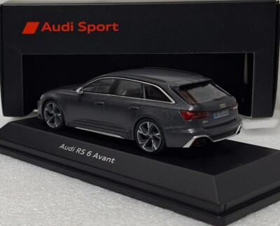 Audi A6 RS6 2020 Avant Matt Daytona Grey 1:43 Minichamps Dealer