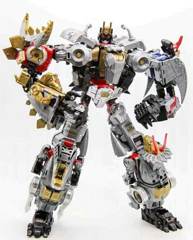BPF 5in1 13inch Beast Dinoking Volcanicus Dinosaur Action Figure Robot Kids Toys - Image 2 of 4