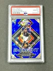 2021 Prizm JUSTIN FIELDS Rookie Emergent-Blue Ice Prizm #/99 RC PSA 10 - LOW POP