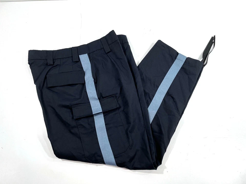 МУЖСКИЕ 31 x 34 BLAUER 8819-7A 6 карман NJ DOC брюки темно-синий с французской синей полосой - Изображение 2 из 4