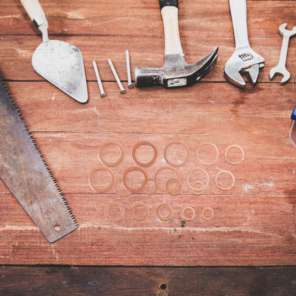 1 Set Crush Washer Assortment Flat Washer Crush Washer Oil Drain