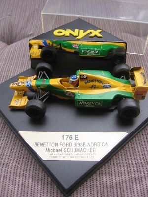 BENETTON FORD B192 GP 1992 M. SCHUMACHER ONYX 1:43 de reference