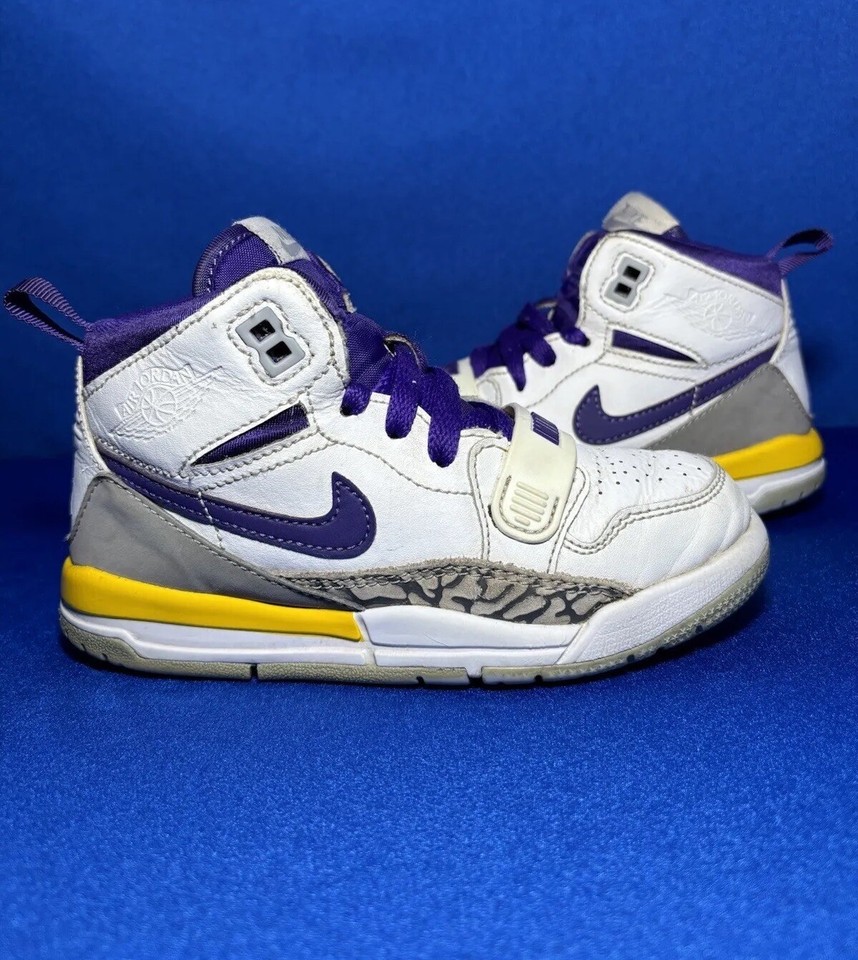 Nike Air Jordan 312 Legacy Lakers High Top Casual Sneakers Toddler Shoe