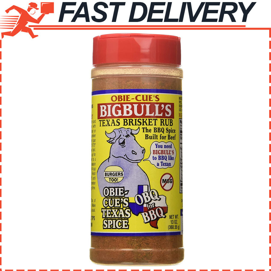 Obiecues Big Bulls Texas Brisket Seasoning 13oz For Sale Online Ebay